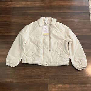 lululemon athletica Cream Puffer Jacket